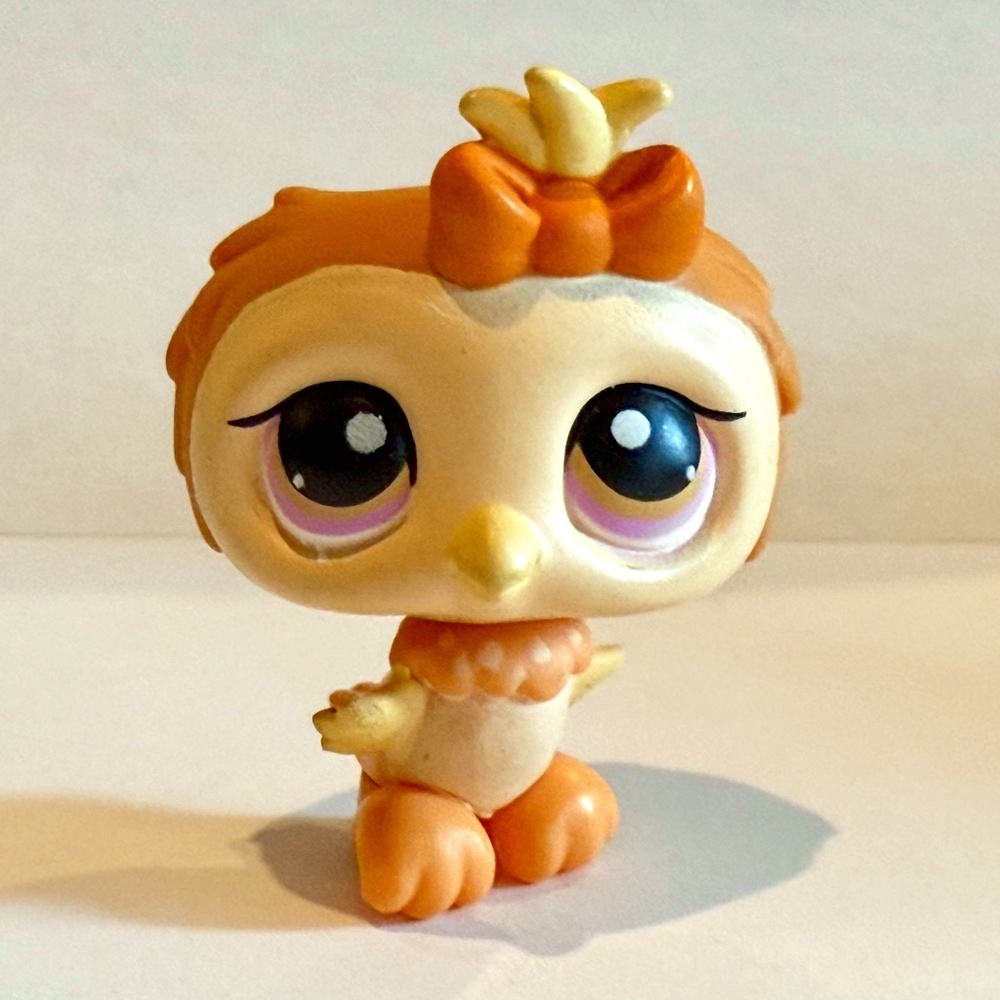 Littlest Pet Shop LPS 431 Owl Orange Halloween ~ AUTHENTIC